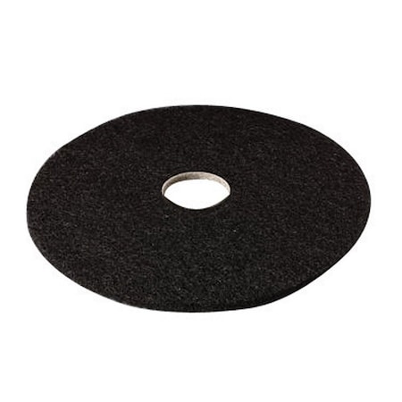 3M 3M Scotch-Brite 20 in. D Non-Woven Natural/Polyester Fiber Floor Pad Black 7200-20
